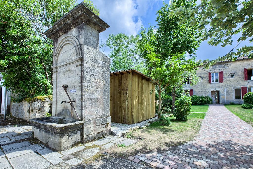 Maison d'Hôtes Rouge Bordeaux Auros Exterior foto