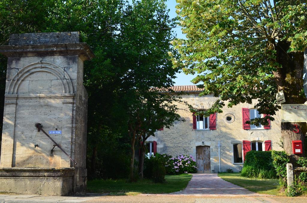 Maison d'Hôtes Rouge Bordeaux Auros Exterior foto